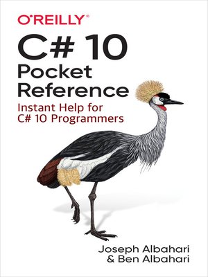 cover image of C# 10 Pocket Reference